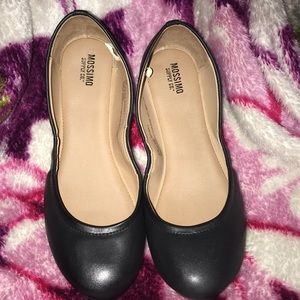 Never worn black flats